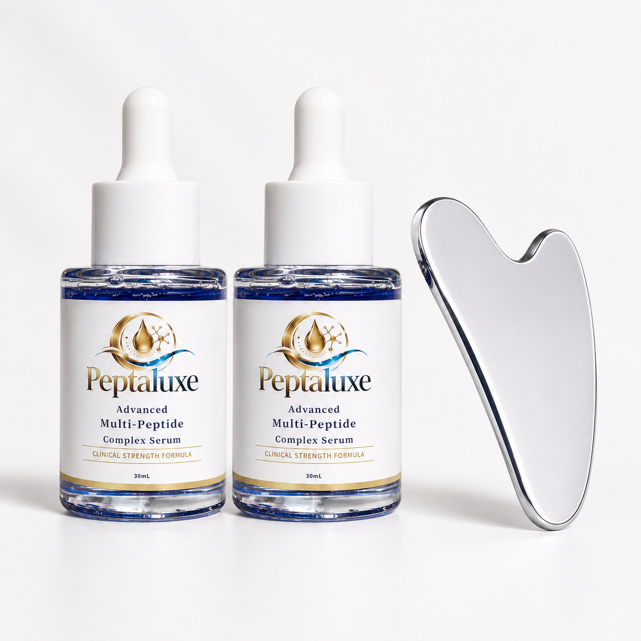 Advanced Multi-Peptide Complex Serum Duo + Heart Gua Sha Tool