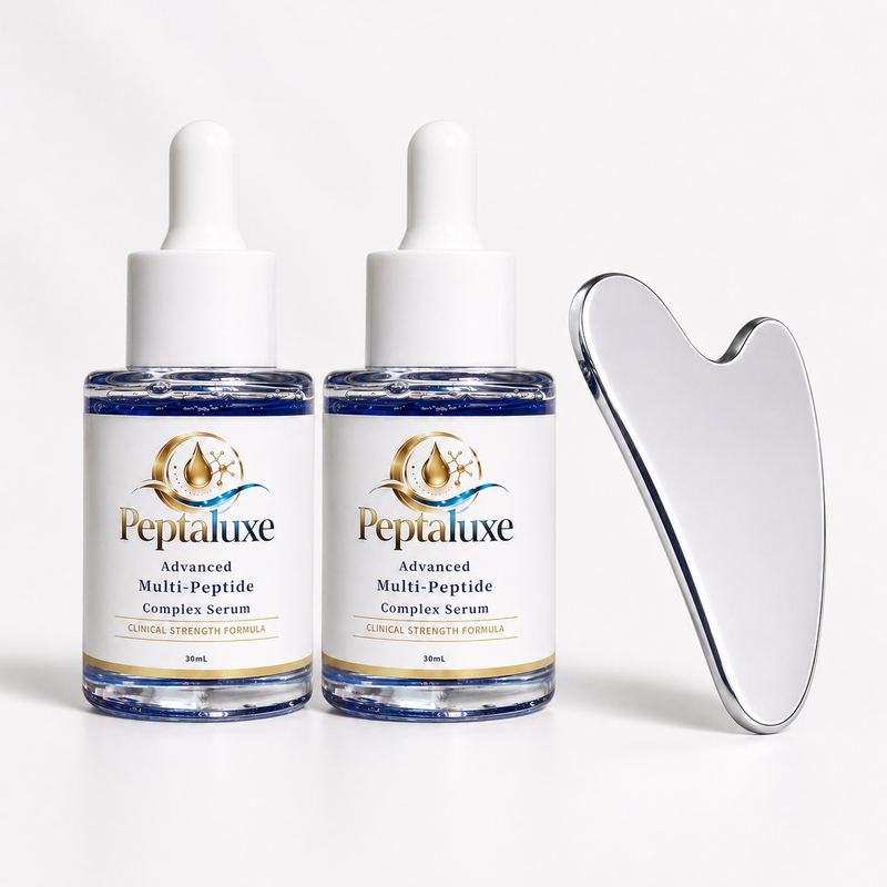 Advanced Multi-Peptide Complex Serum Duo + Heart Gua Sha Tool