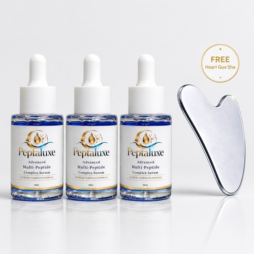 Advanced Multi-Peptide Complex Serum Trio + Free Heart Gua Sha
